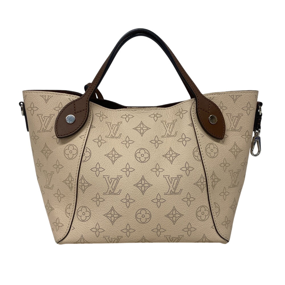 LOUIS VUITTON Handbag M51950 Monogram Mahina white Mahina Hina PM
