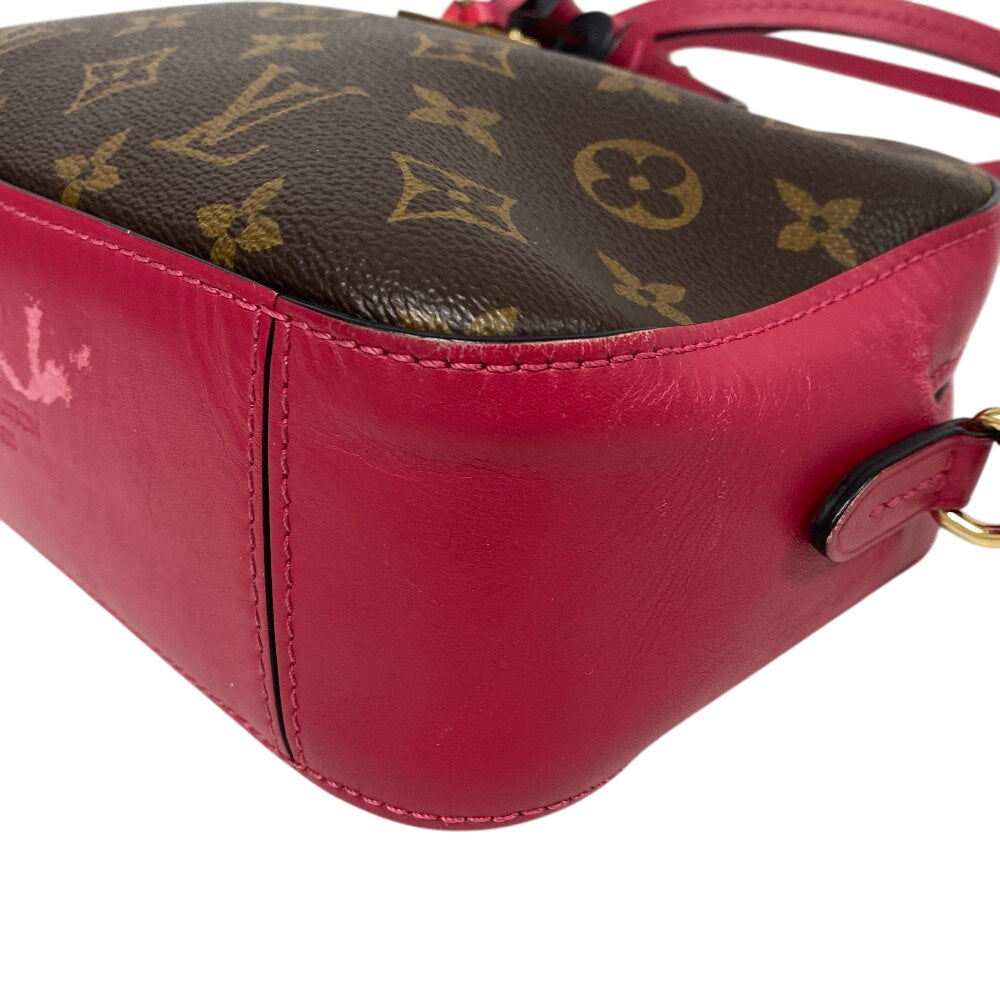 LOUIS VUITTON Shoulder Bag M43557 Monogram, PVC ted canvas Brown Monogram Saintonge