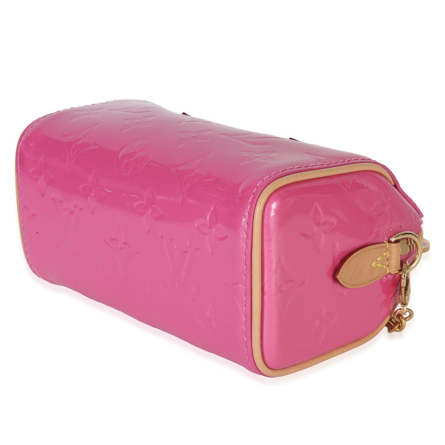 Louis Vuitton Louis Vuittion Valentine Pink Monogram Vernis Nano Speedy Bandouliere NM