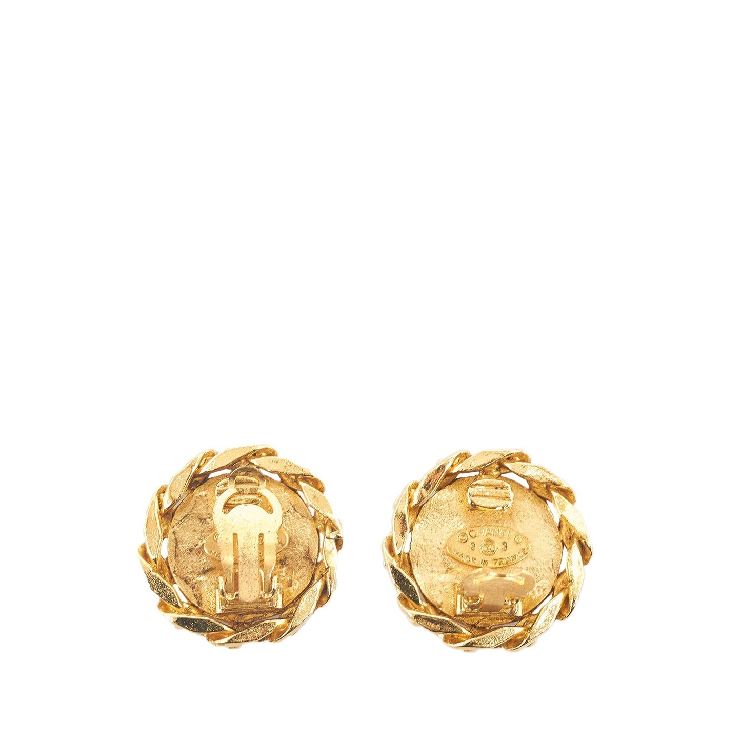 Luxury Chanel CC Clip On Earrings Costume Earrings
