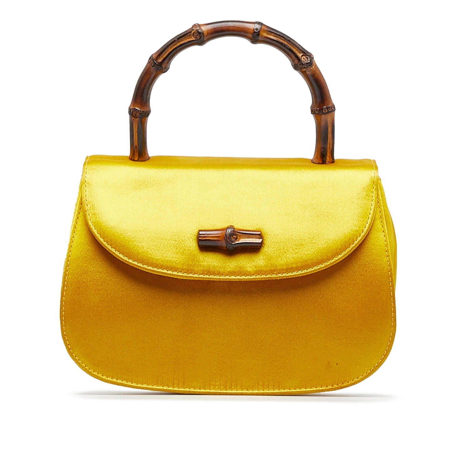 Luxury Gucci Bamboo Night Satchel
