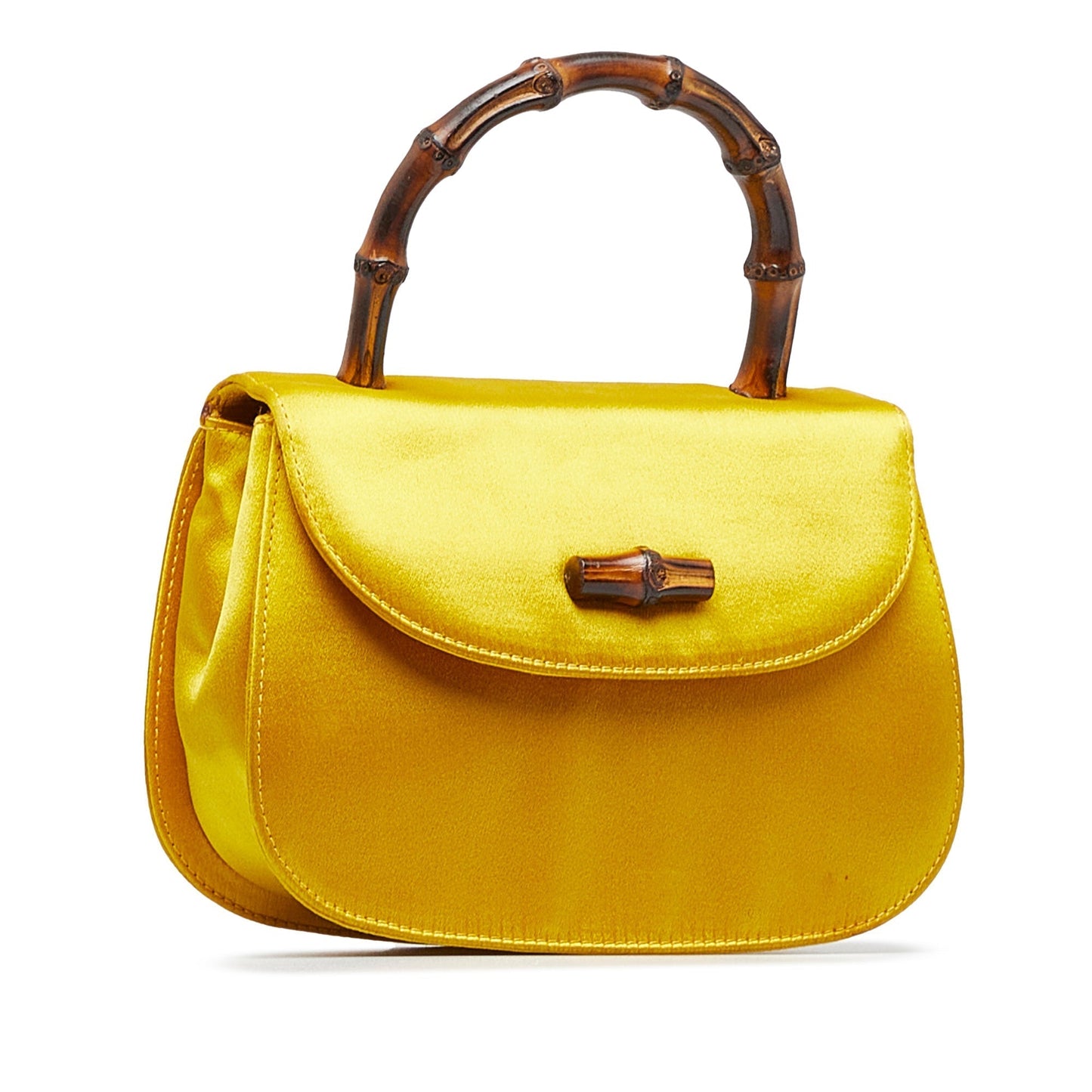 Luxury Gucci Bamboo Night Satchel