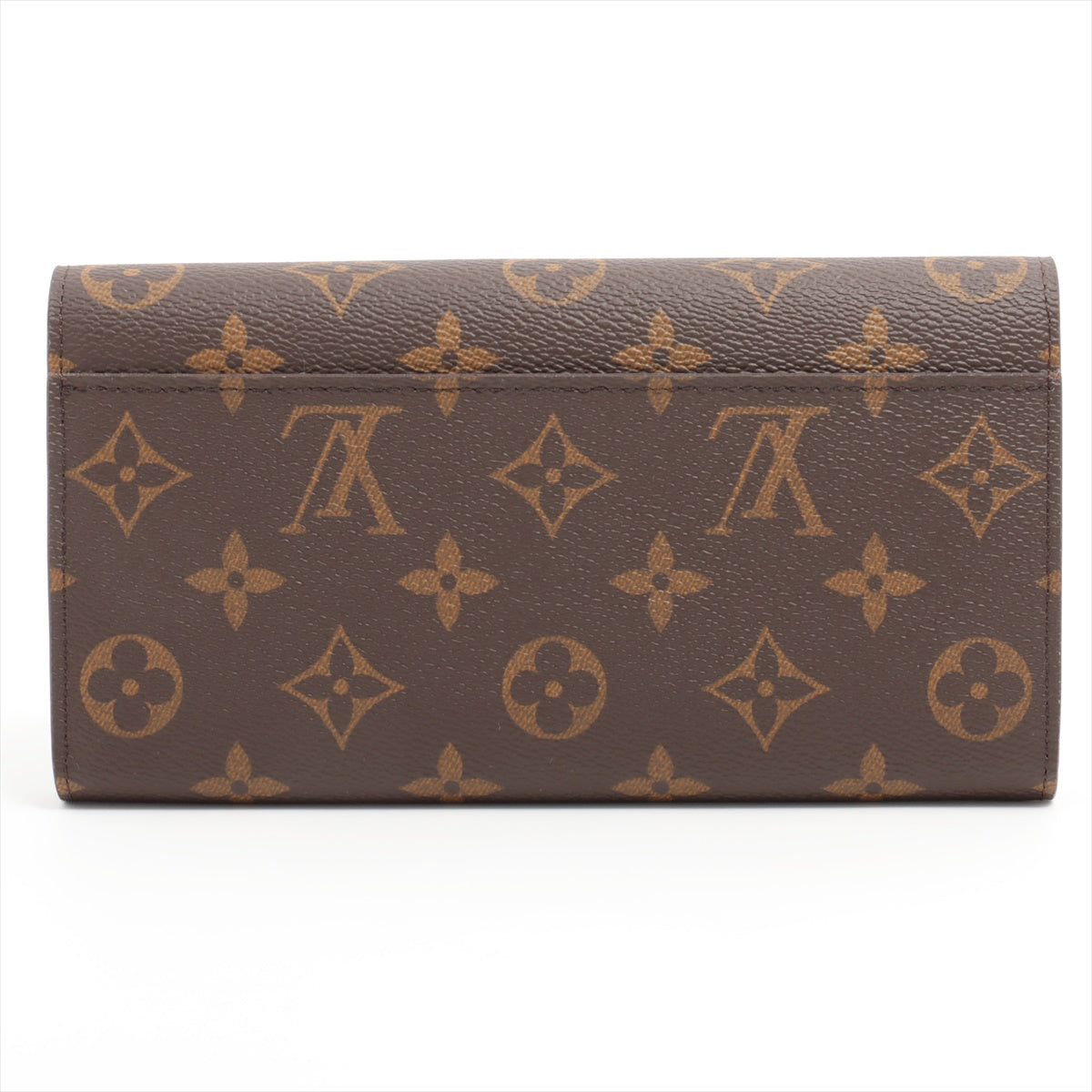 Louis Vuitton Monogram Portfolio Sarah M60531 Brown Long  Reaction Wallet