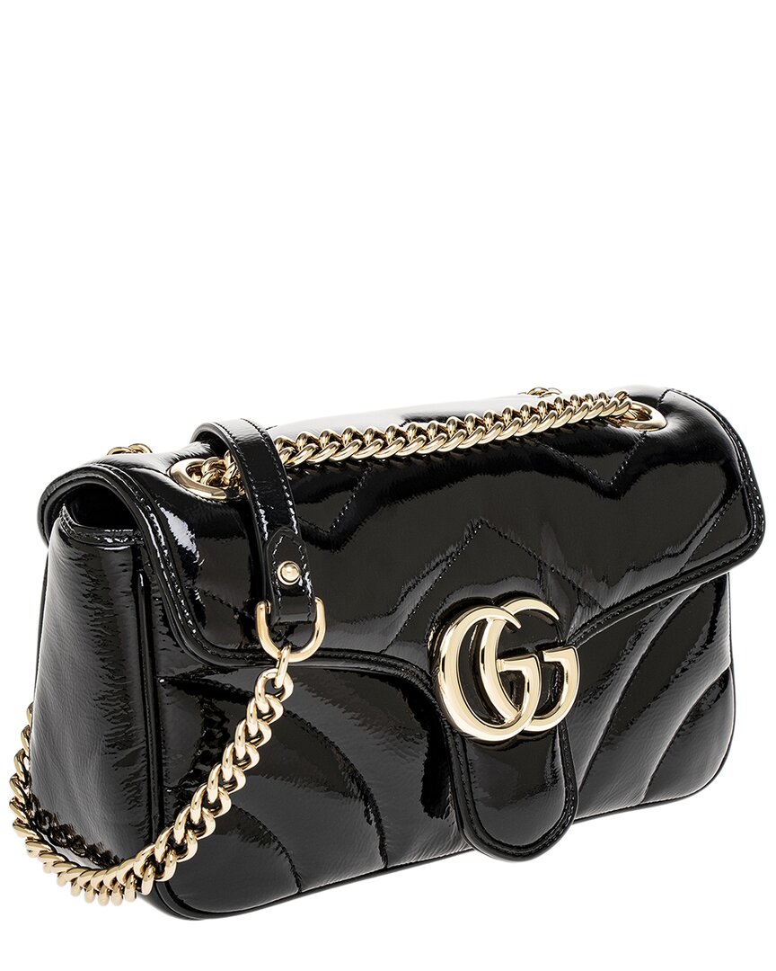 Gucci GG Marmont Small Patent Shoulder Bag