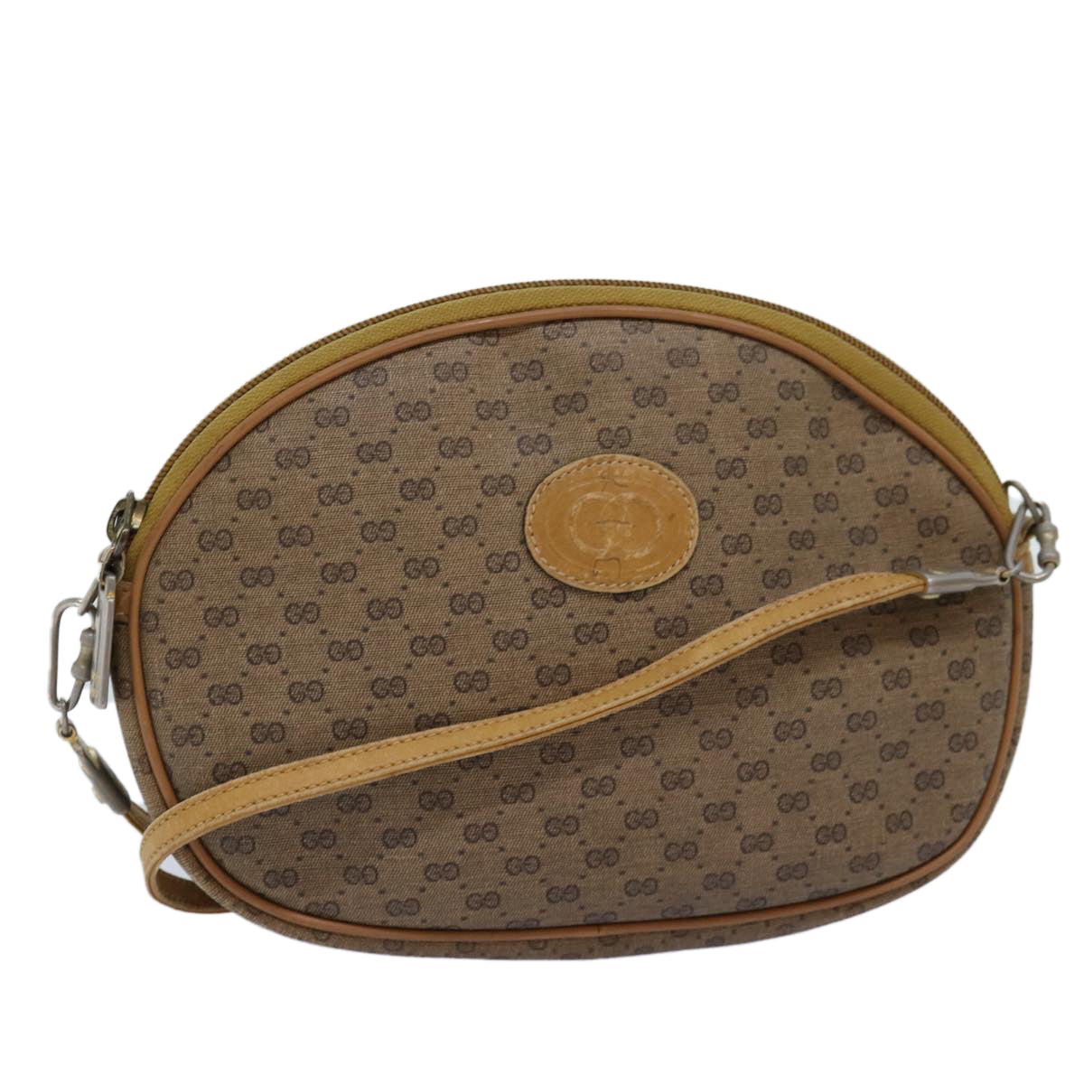 Gucci Micro Small Gg Canvas  Canvas Shoulder Bag
