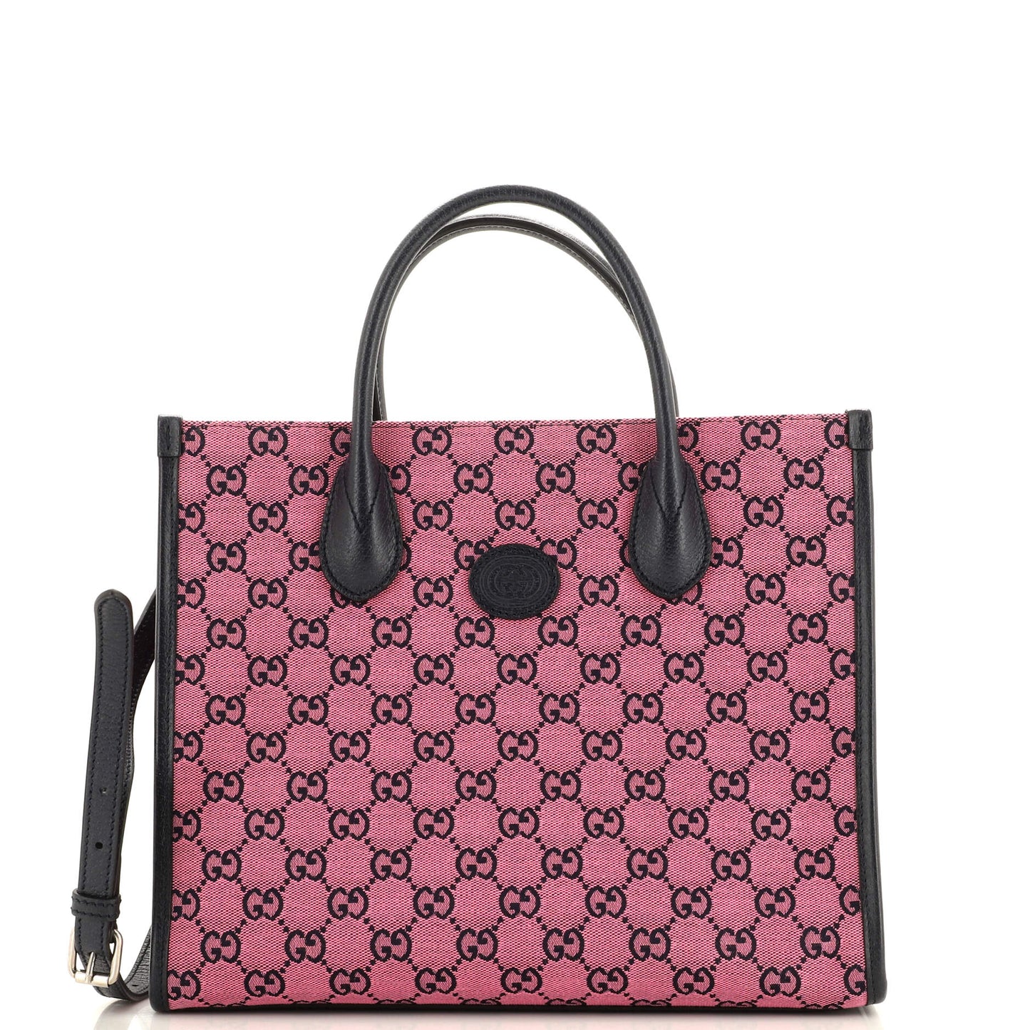 Luxury Gucci Trending 2025 Structured Top Handle Open Tote GG Canvas Small