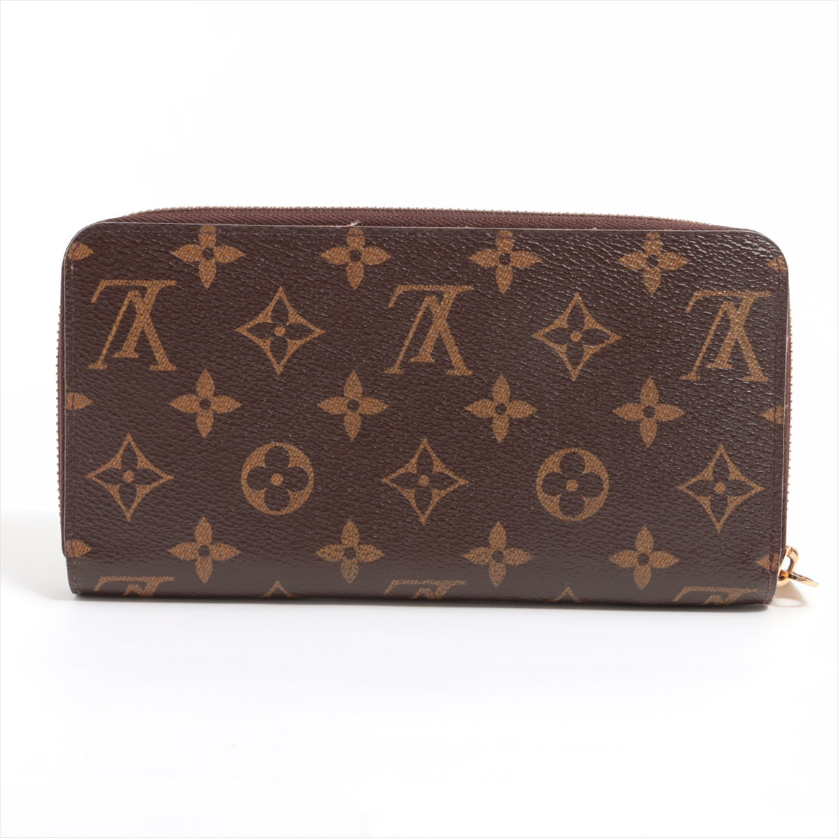 Louis Vuitton Monogram  Wallet M60017 Brown Round Zip Wallet