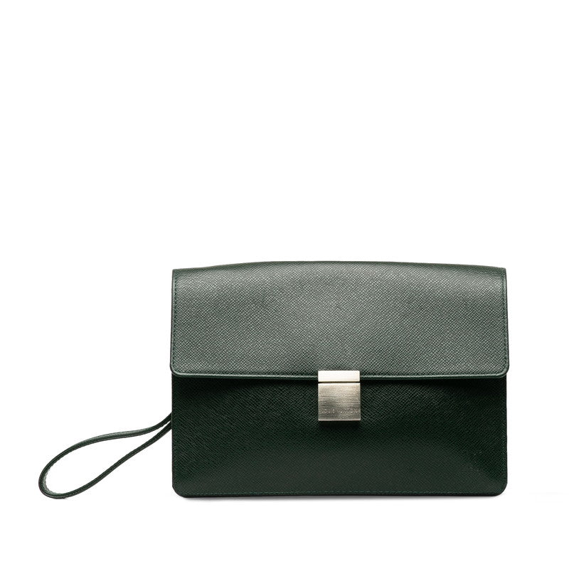 Louis Vuitton Taiga Selena Secundary Clutch Bag M30784 Epiious Green Leather Men Louis Vuitton