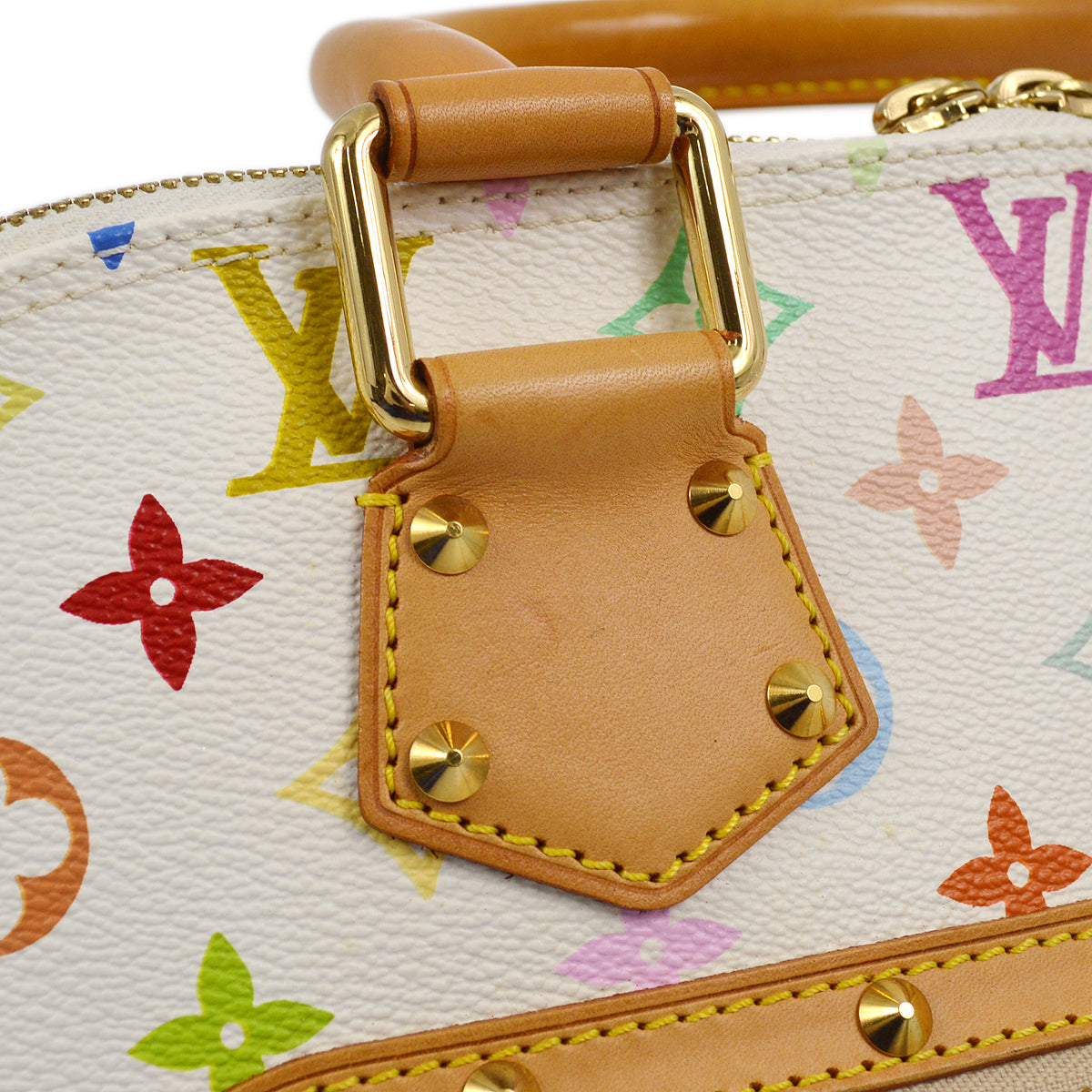 Louis Vuitton 2004 White Monogram Multicolor Alma M92647