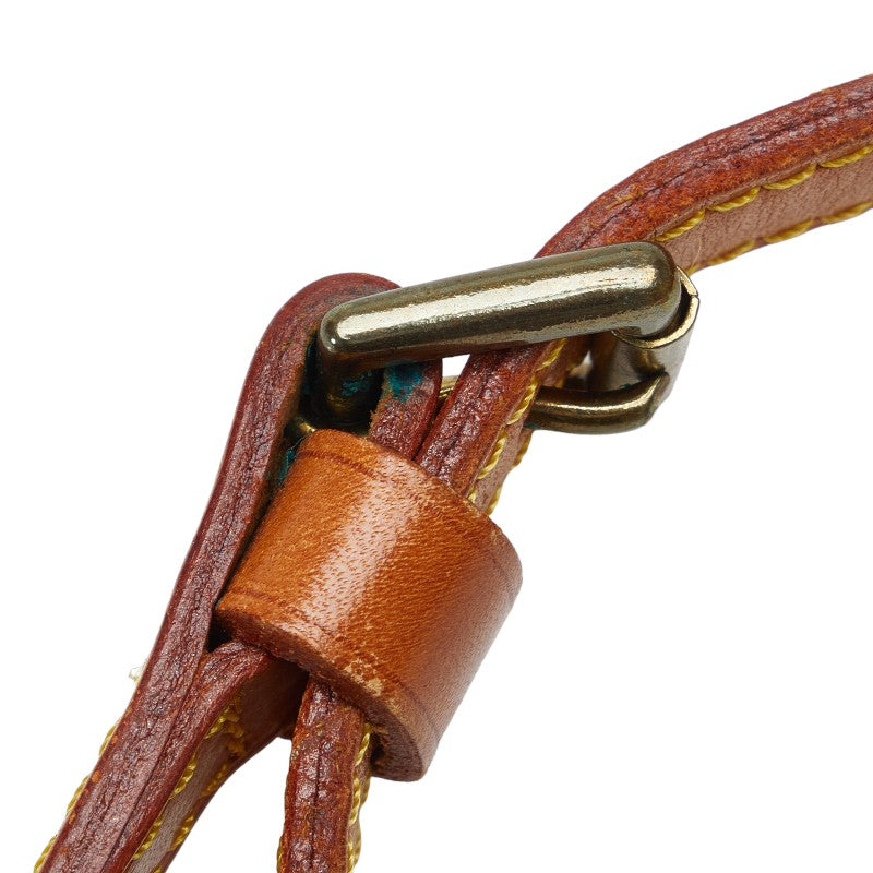 Louis Vuitton Monogram Mini S Slipper Shoulder Bag M51244 Brown PVC Leather  Louis Vuitton
