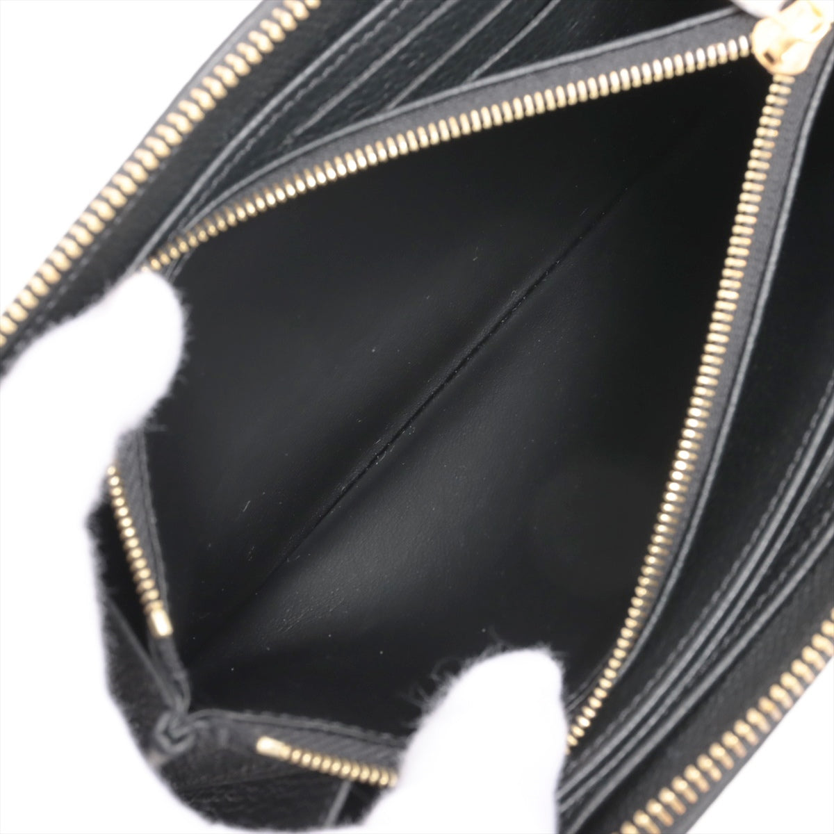 Louis Vuitton Bi-Color Monogram Implant Zippyr Wallet M80481 Noneir Round Zipper Wallet