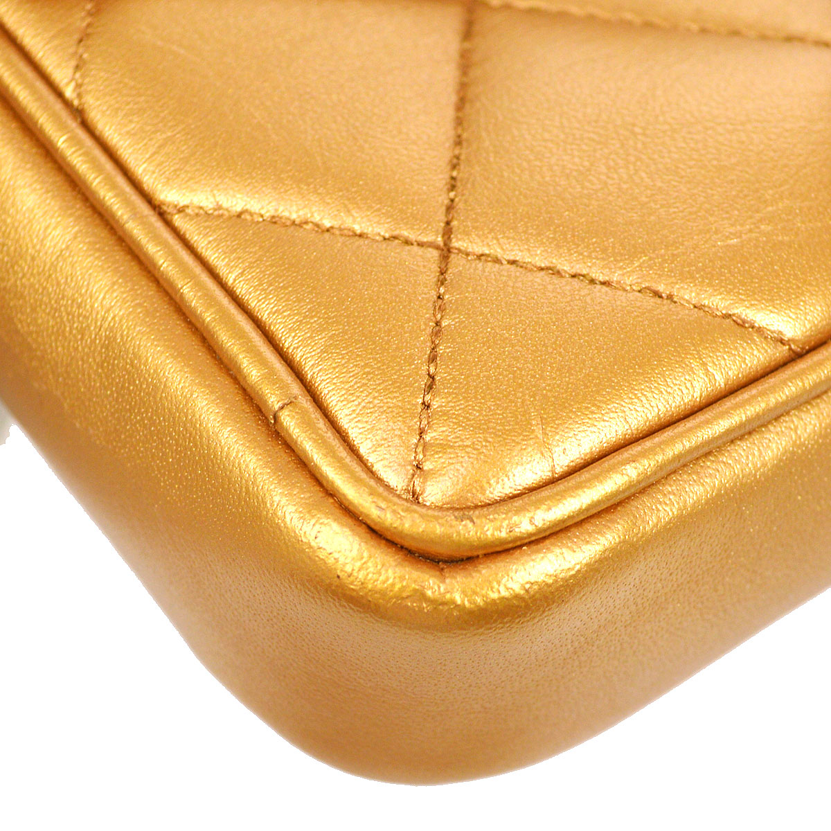 Luxury Chanel 1991-1994 Belt Bag Bronze Lambskin