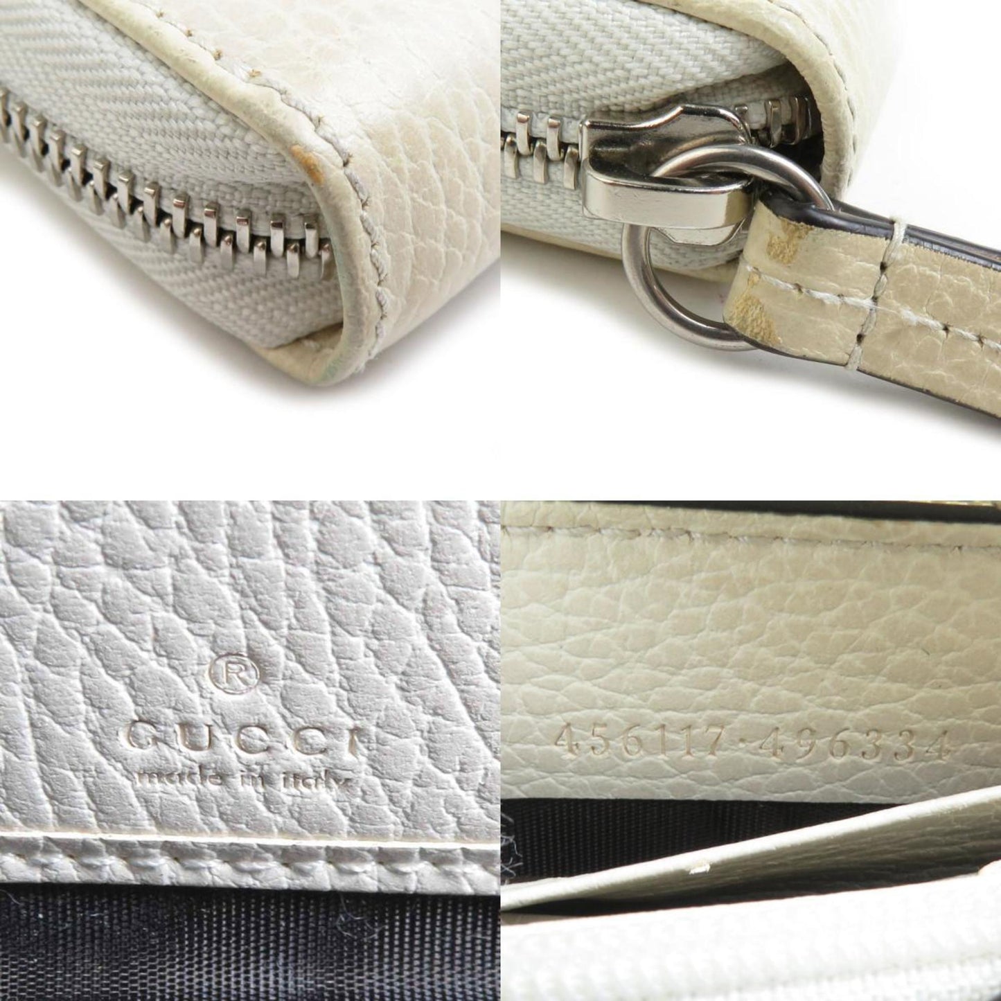 Gucci  Leather Long Wallet (Bi-Fold)