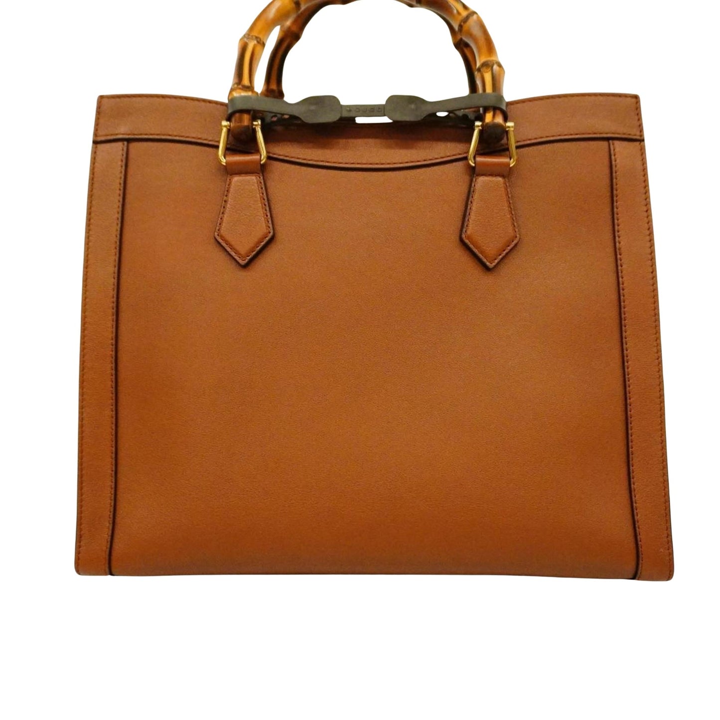 Luxury Gucci Trending 2025 Bamboo  Leather Tote Bag ()