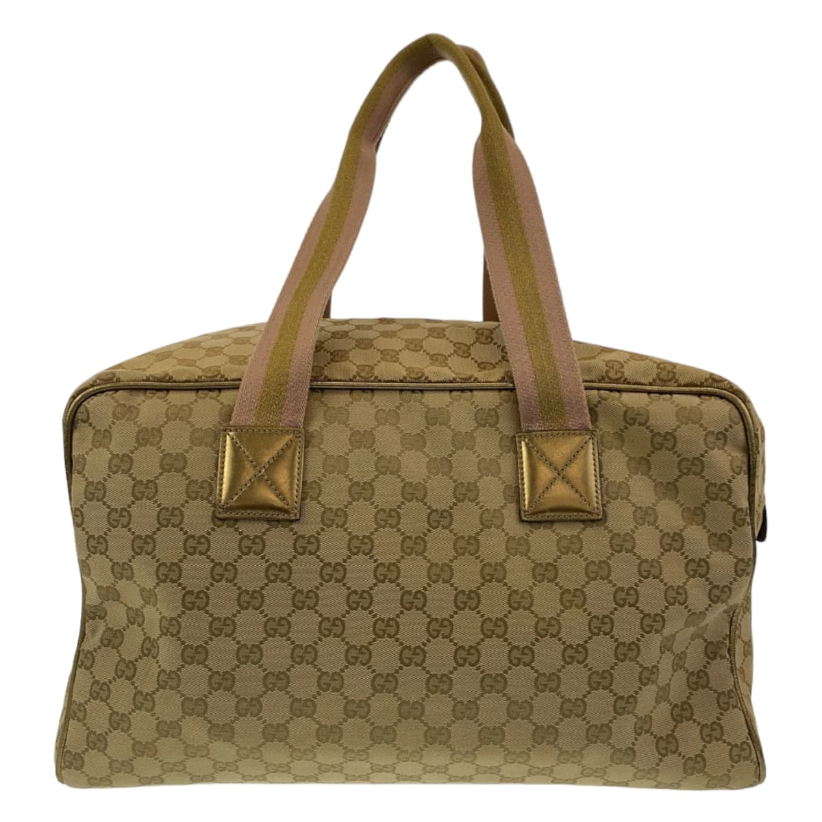 Luxury Gucci Trending 2025 GG Canvas Beige Multicolor Boston Bag