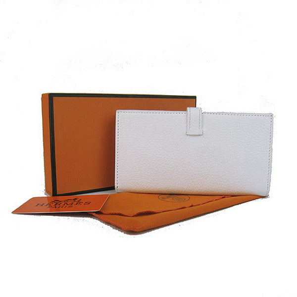 Luxury Hermes Wallet H008 Ladies White