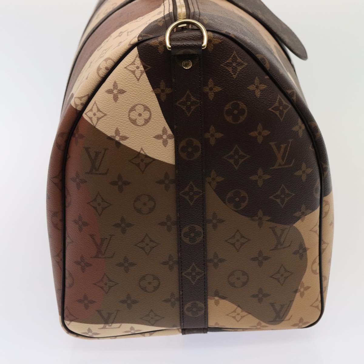Louis Vuitton Keepall Bandouliere 55  Canvas Travel Bag ()