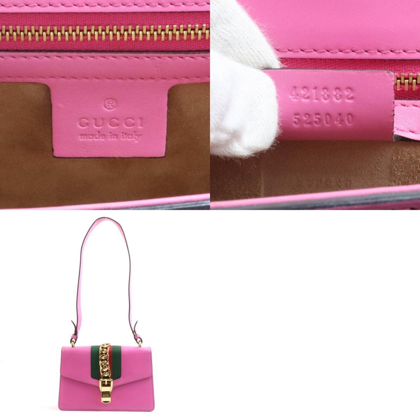 Gucci Sylvie  Leather Shopper Bag ()