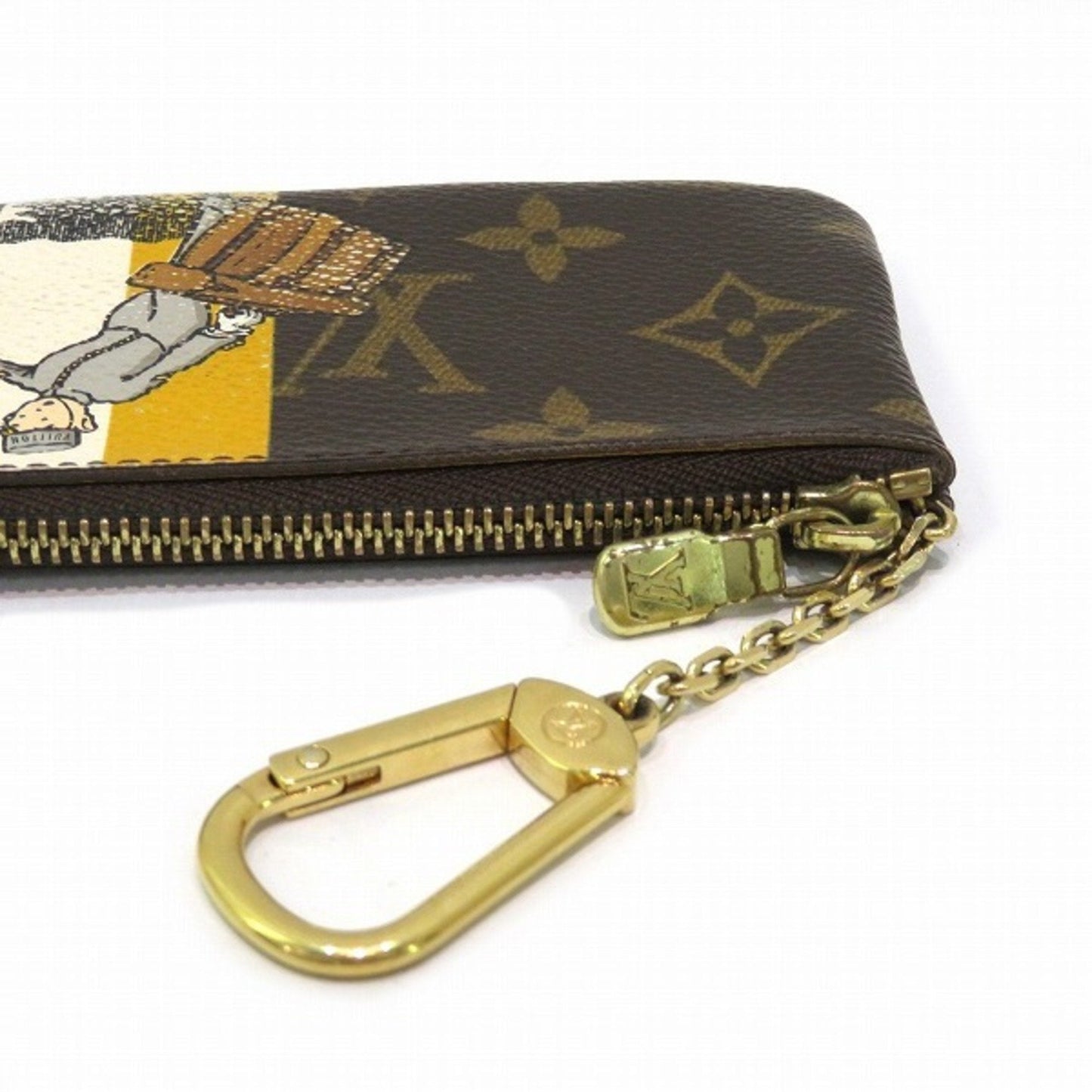 Louis Vuitton Pochette Clés  Canvas Clutch Bag ()