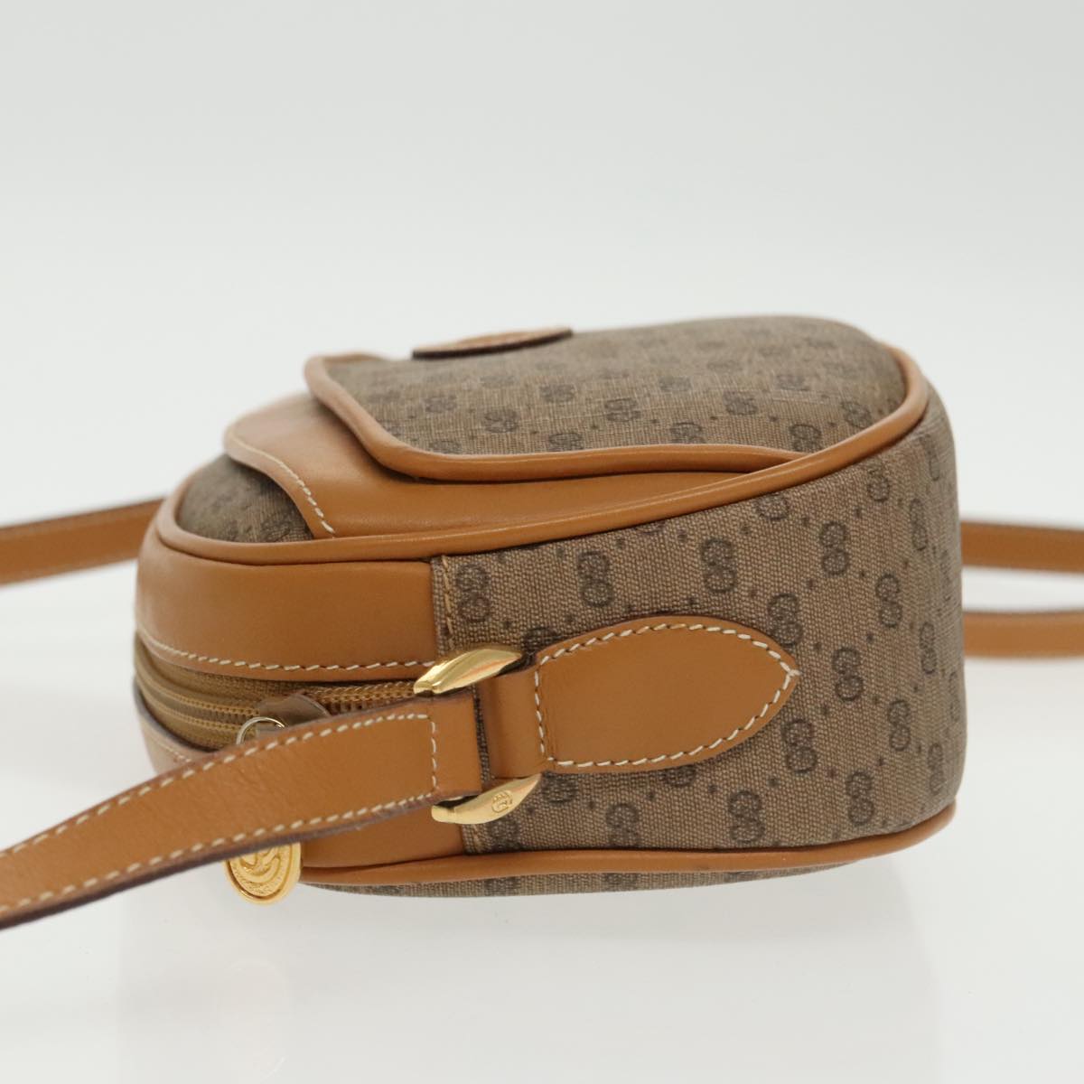 Gucci Micro Small Gg Canvas  Canvas Shoulder Bag