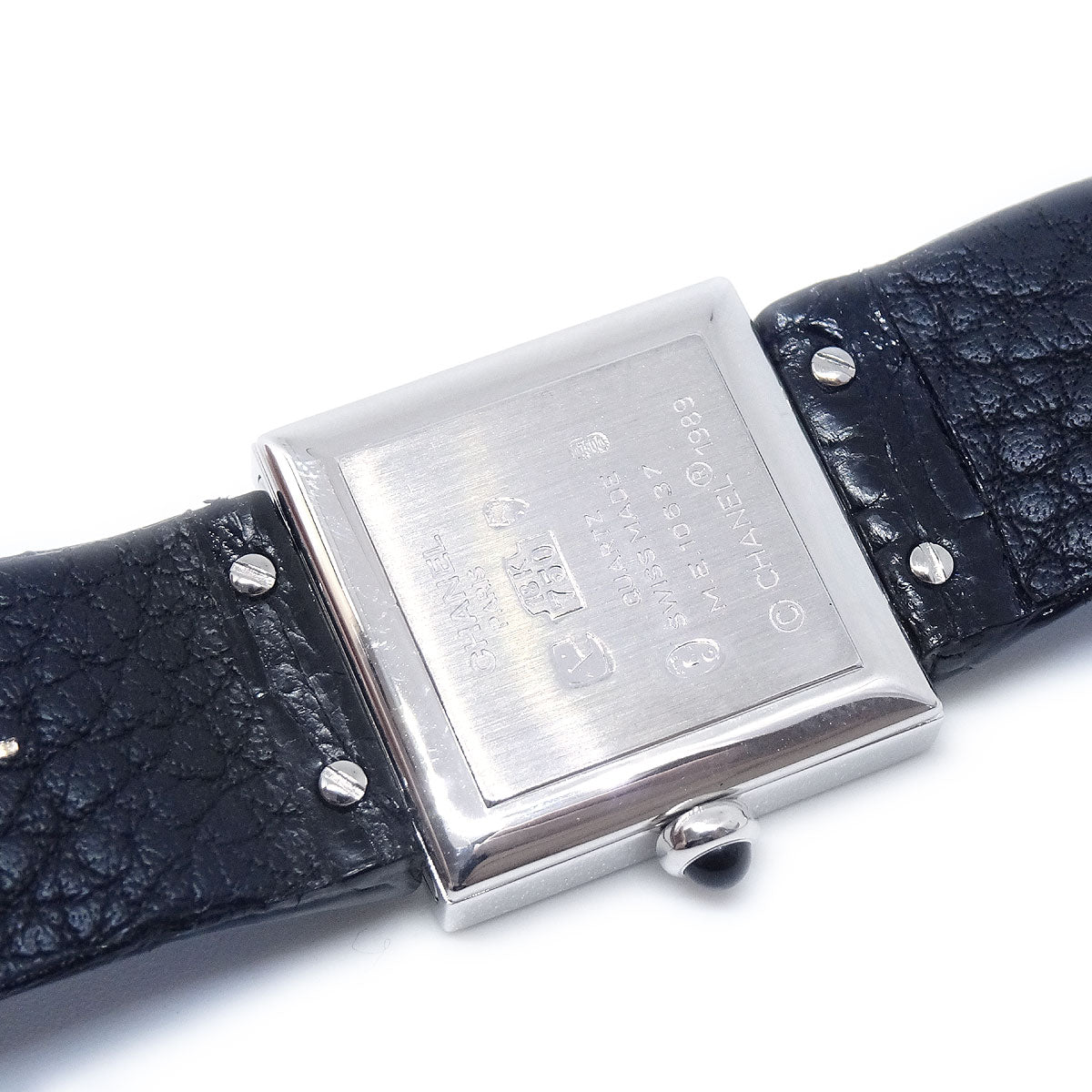 Luxury Chanel 1989 Matelasse Watch 18KWG Diamond