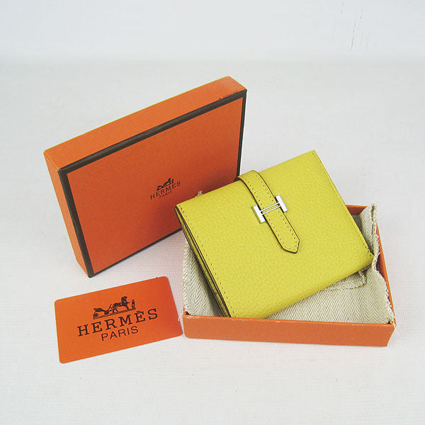 Luxury Hermes Wallet H006 Ladies Yellow