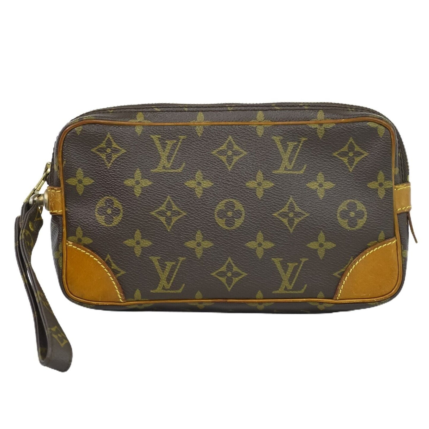 Louis Vuitton Marly Dragonne  Canvas Clutch Bag ()