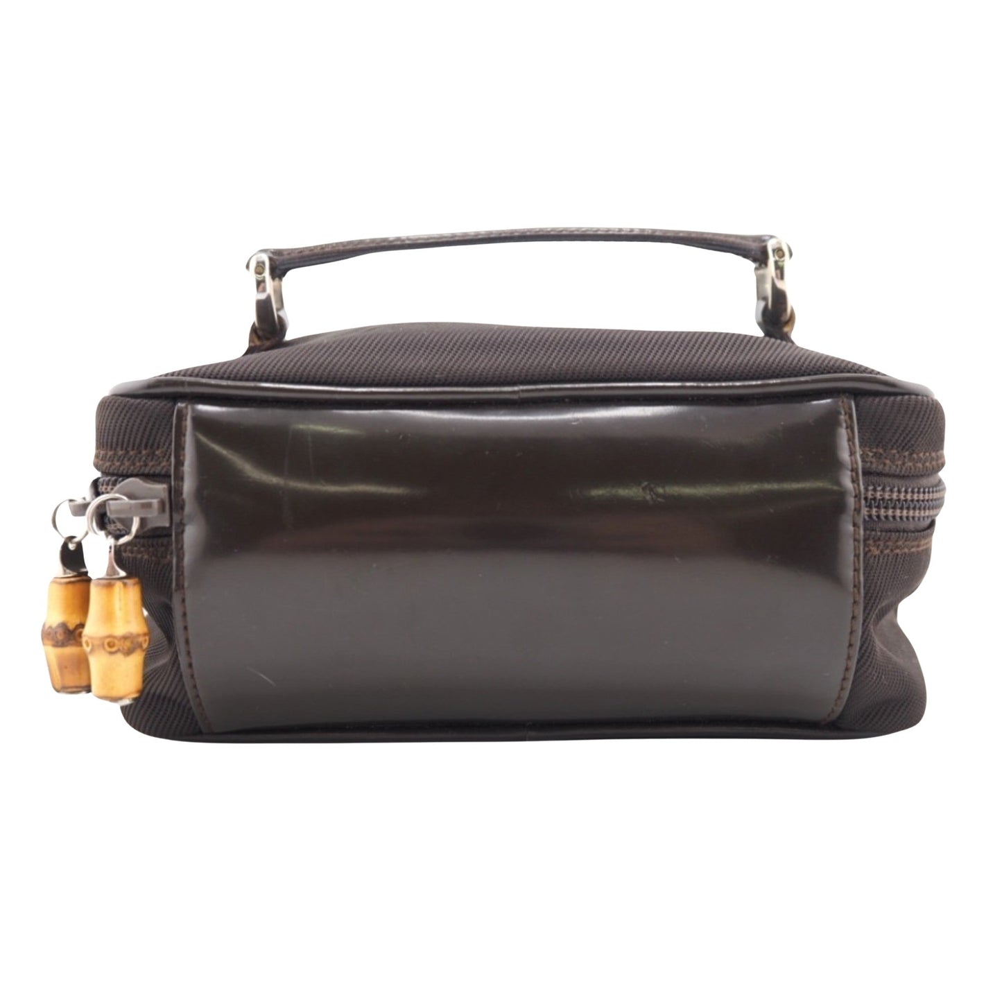 Gucci Bamboo  Canvas Clutch Bag ()
