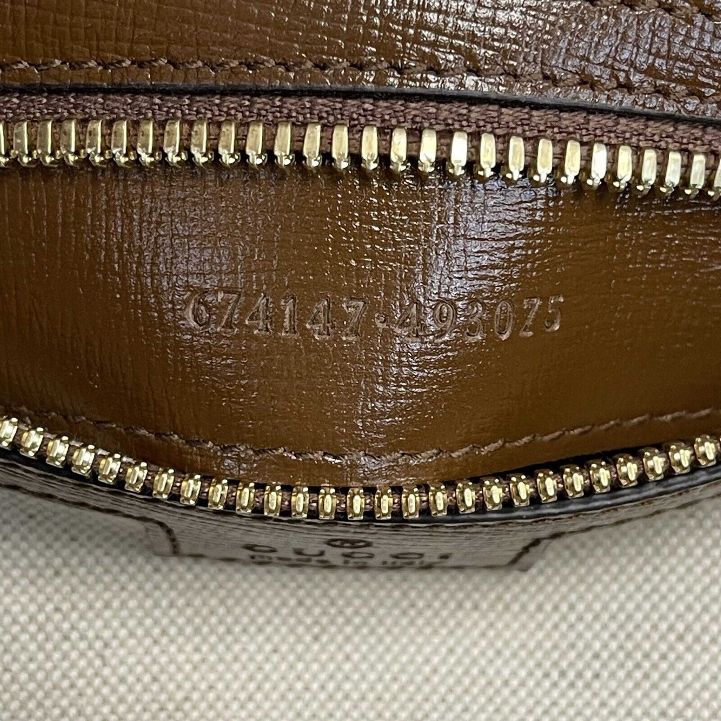 Luxury Gucci - NEW Backpack With Interlocking G - Beige / Brown Monogram Backpack