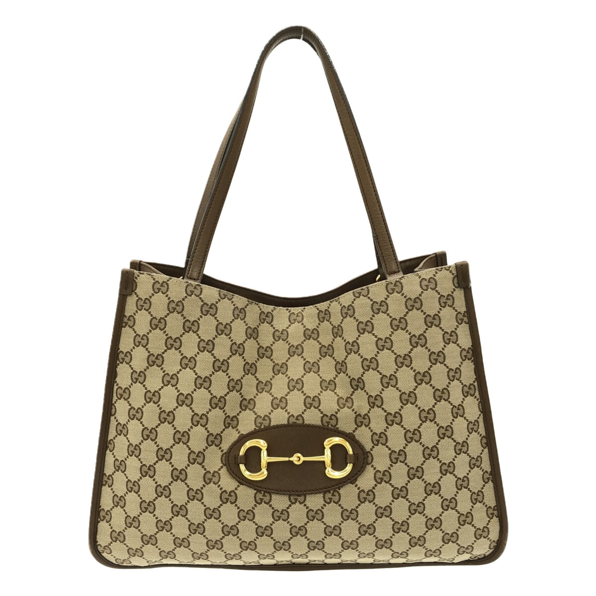 Luxury Gucci Trending 2025 Horsebit  Canvas Tote Bag ()