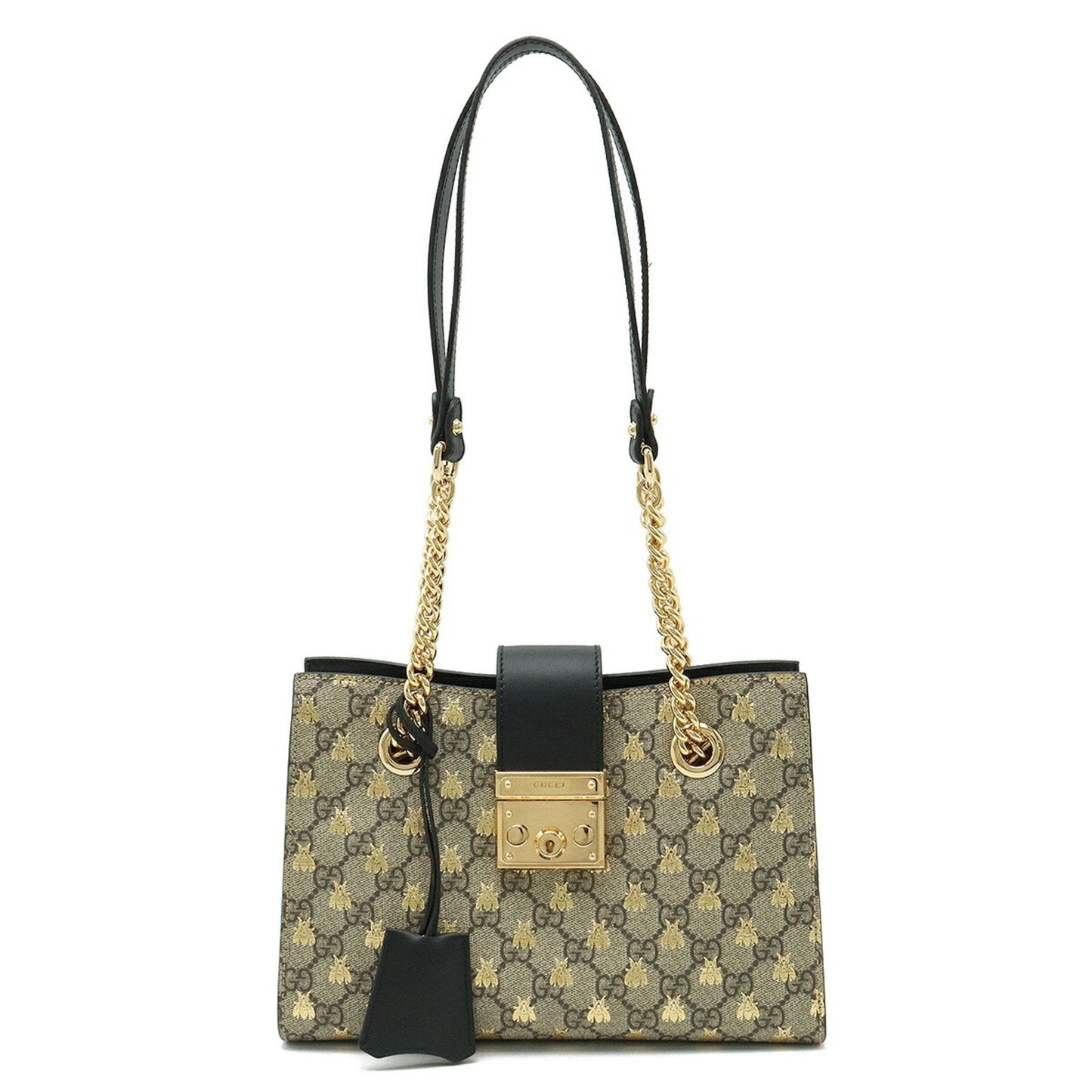 Luxury Gucci Trending 2025 Padlock  Canvas Shoulder Bag ()