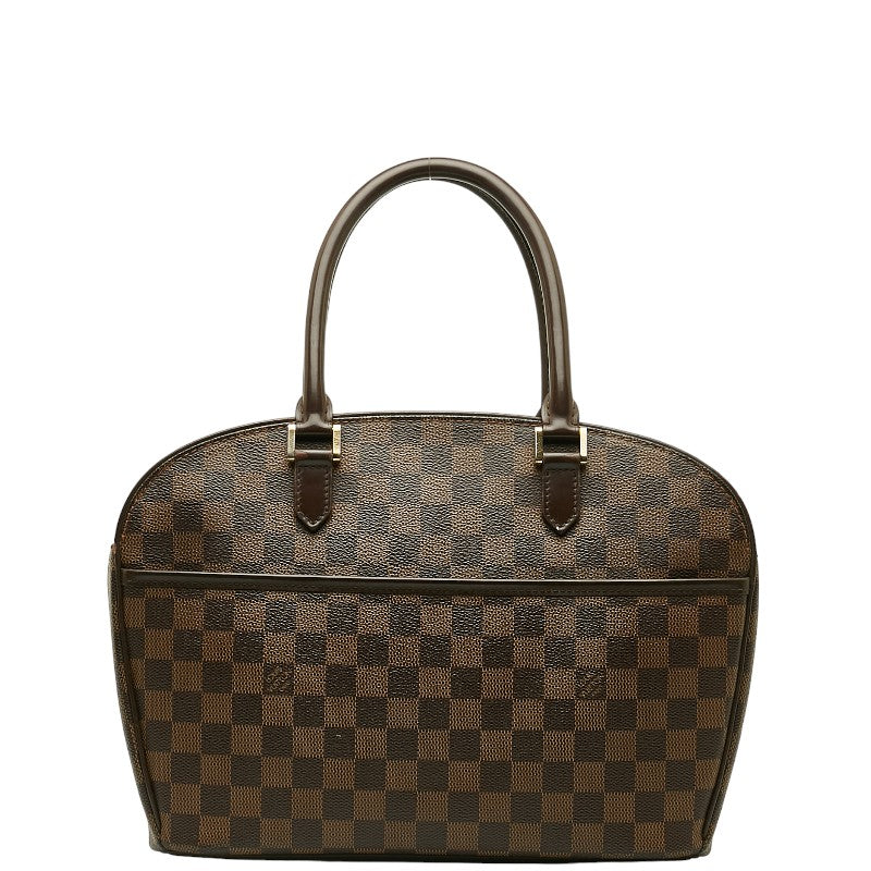 Louis Vuitton Damier Sarria Horizontal Handbag N51282 Eve Brown PVC Leather  Louis Vuitton