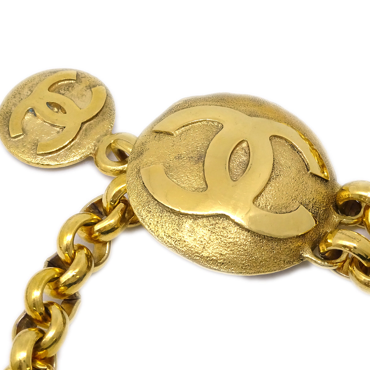 Luxury Chanel Medallion Gold Chain Belt 29/6123 Small New