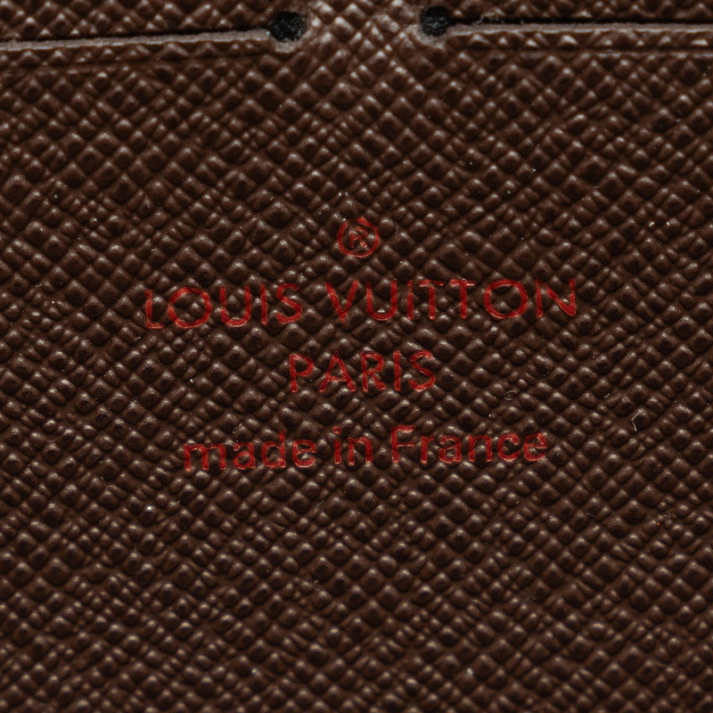 Louis Vuitton Damier Zippie Wallet N60015 Long Wallet Brown PVC Leather  Louis Vuitton