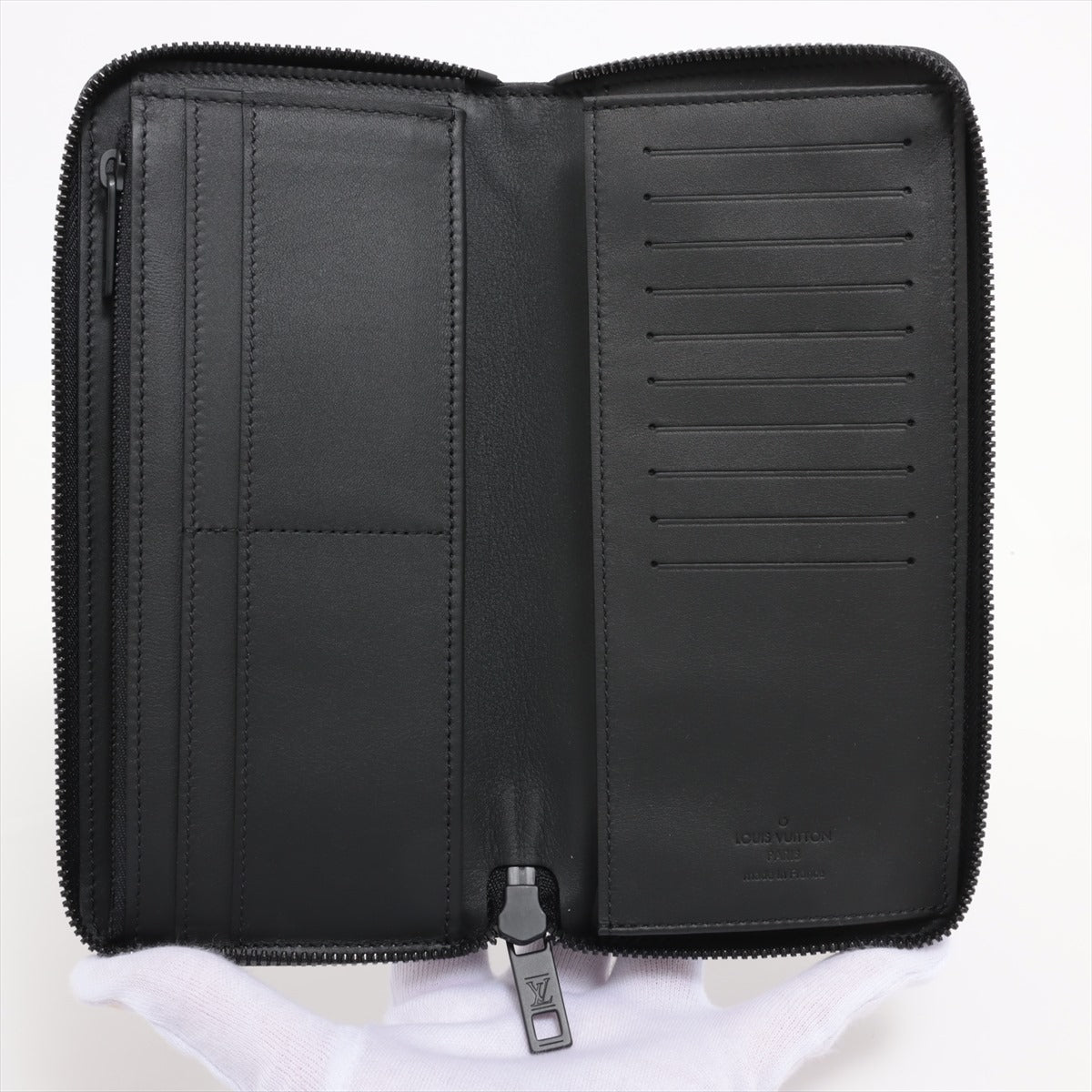 Louis Vuitton LV Aerogram Zippyr Wallet Vertical M81743 Noneir Round Zipper Wallet