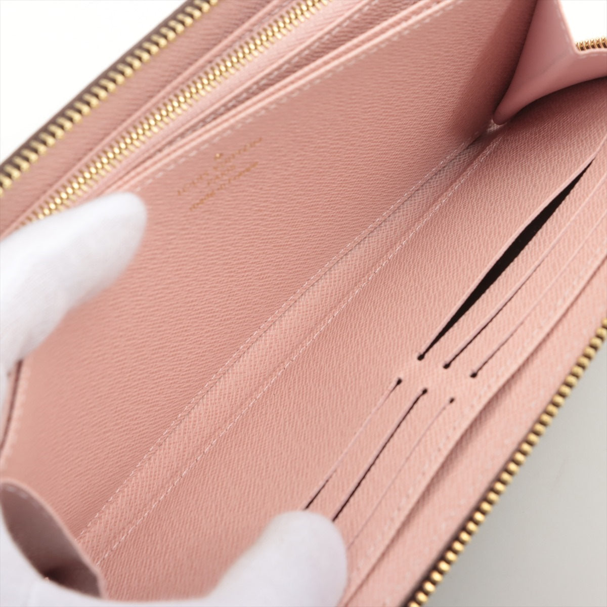 Louis Vuitton Monogram  Wallet M41894 Rose Valerie Round Zip Wallet