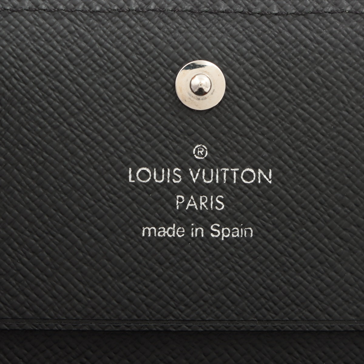 Louis Vuitton Taiga Amverop Cartouche M64595 Black Card Case