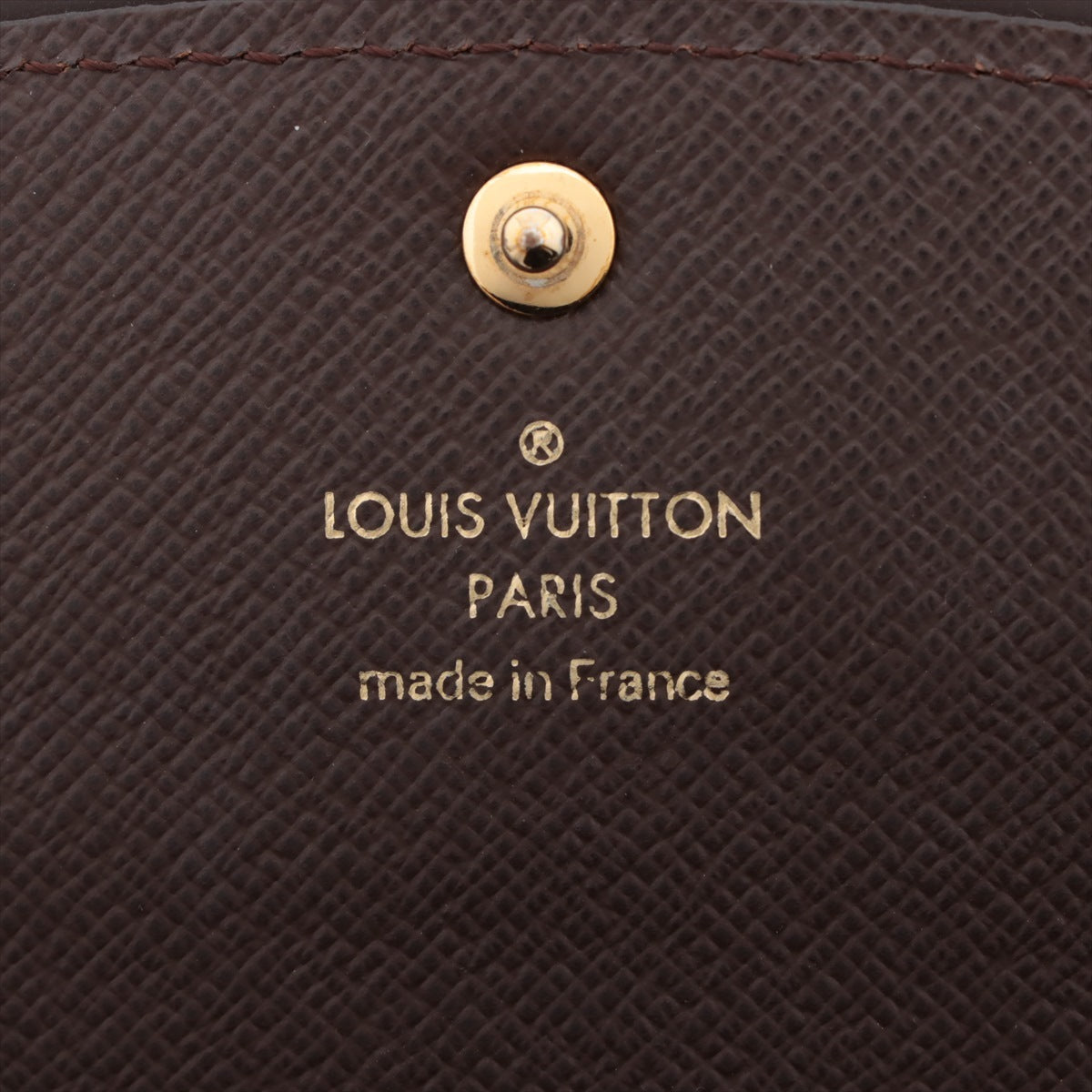 Louis Vuitton Damier Portfolio Nonermandy N61261 Black x Brown Wallet