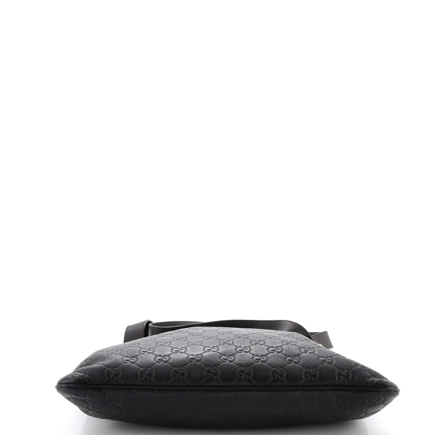 Zip Top Messenger Bag Guccissima Leather Large