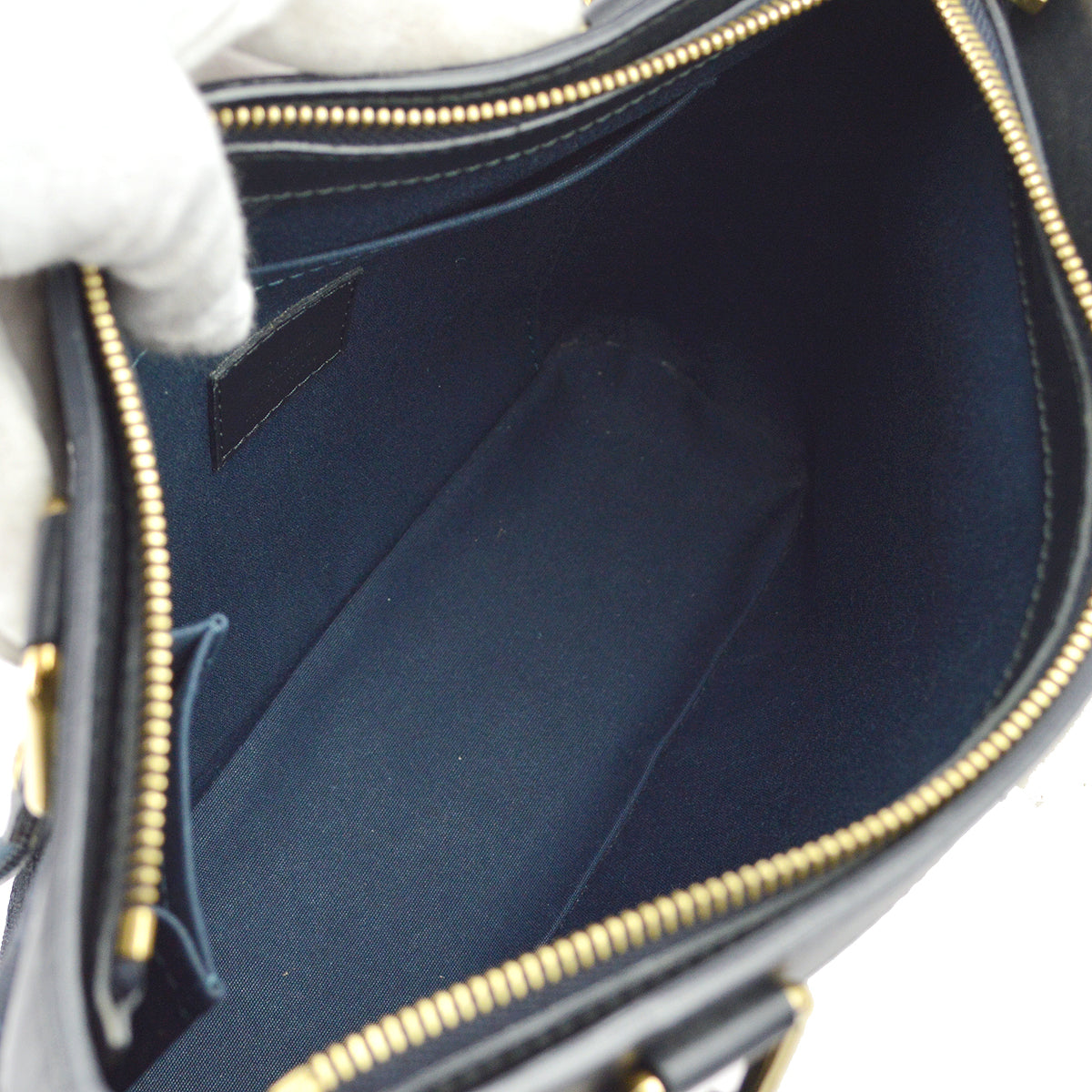 Louis Vuitton 2003 Navy Monogram Mini Lucille PM Tote Bag M92680