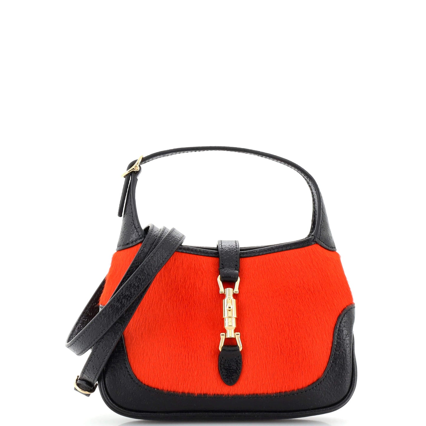 Luxury Gucci Trending 2025 Jackie 1961 Hobo Calf Hair Mini