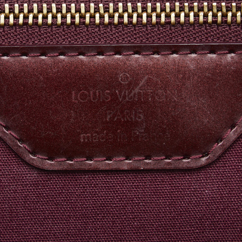 Louis Vuitton Monogram Vernis Avalon GM Handbag M91742 Rouge Forest Pearl Patent Leather  Louis Vuitton