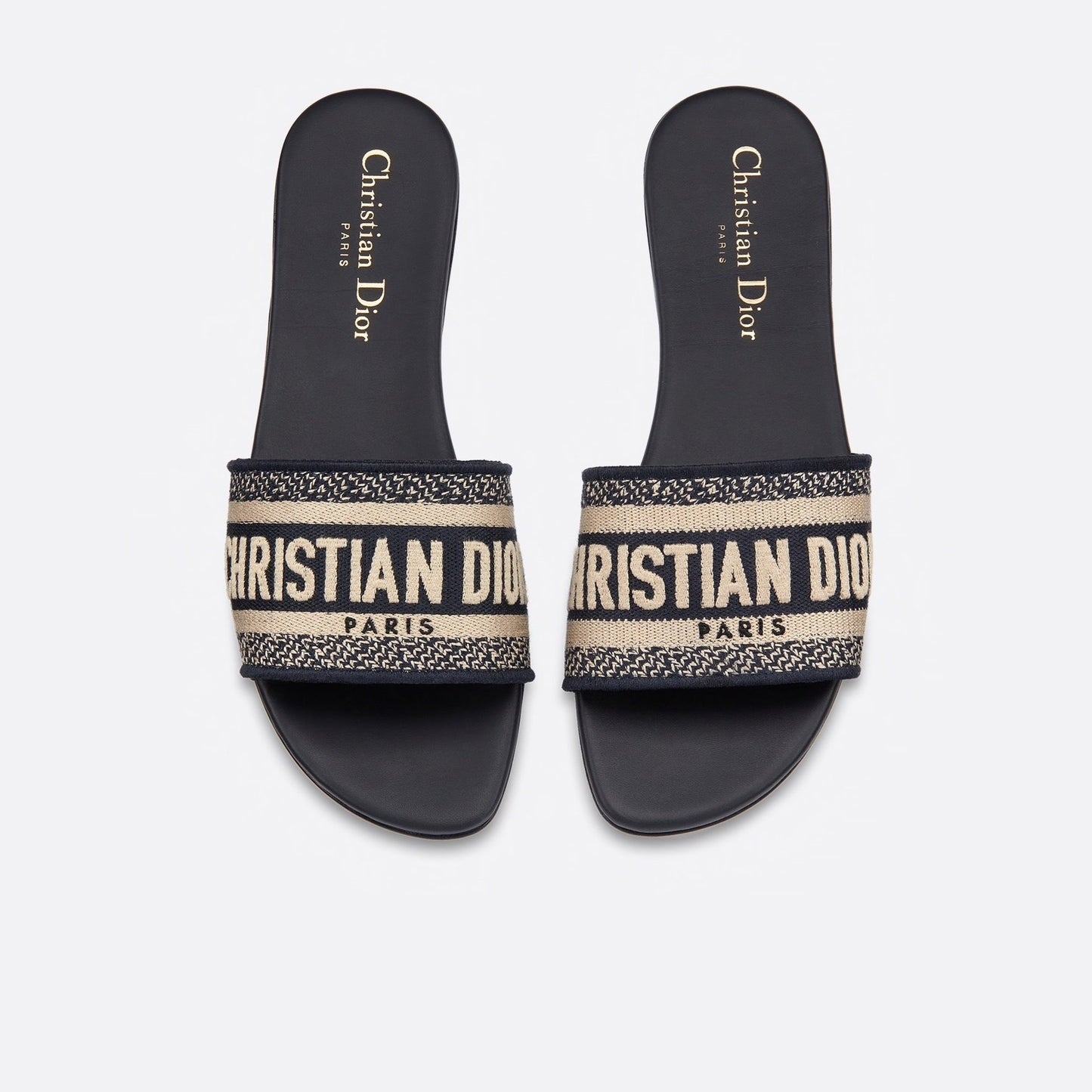Dior Dway Slides Deep Blue