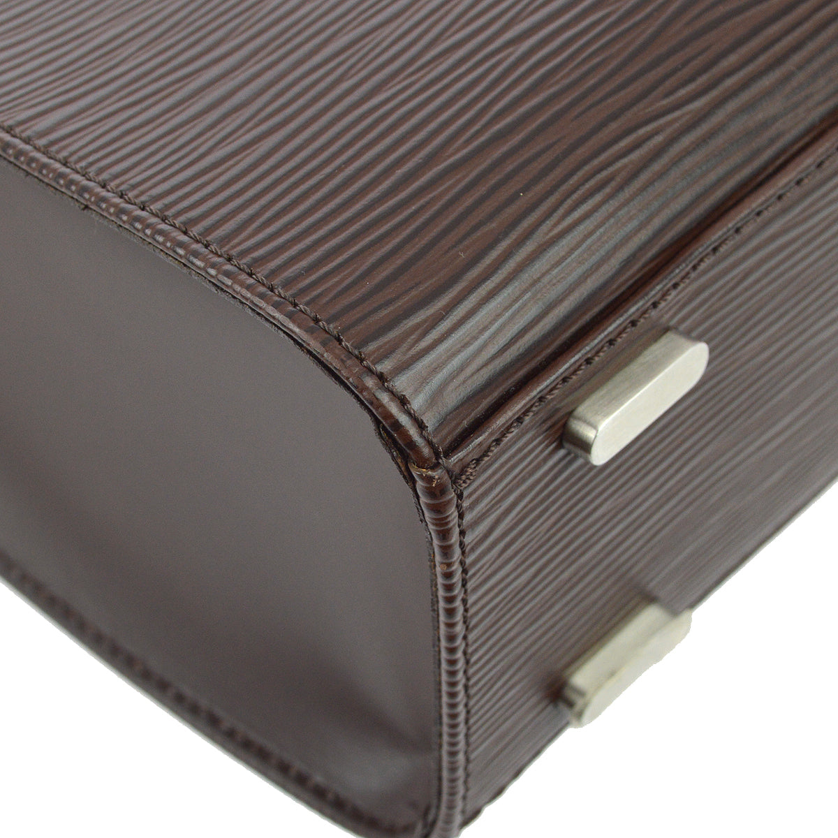 Louis Vuitton 2003 Brown Epi Figari PM Handbag M5201D