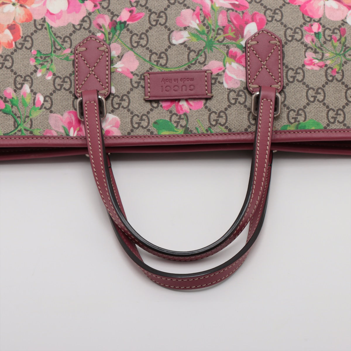 Gucci GG Blooms 2 Way Tote Bag Pink