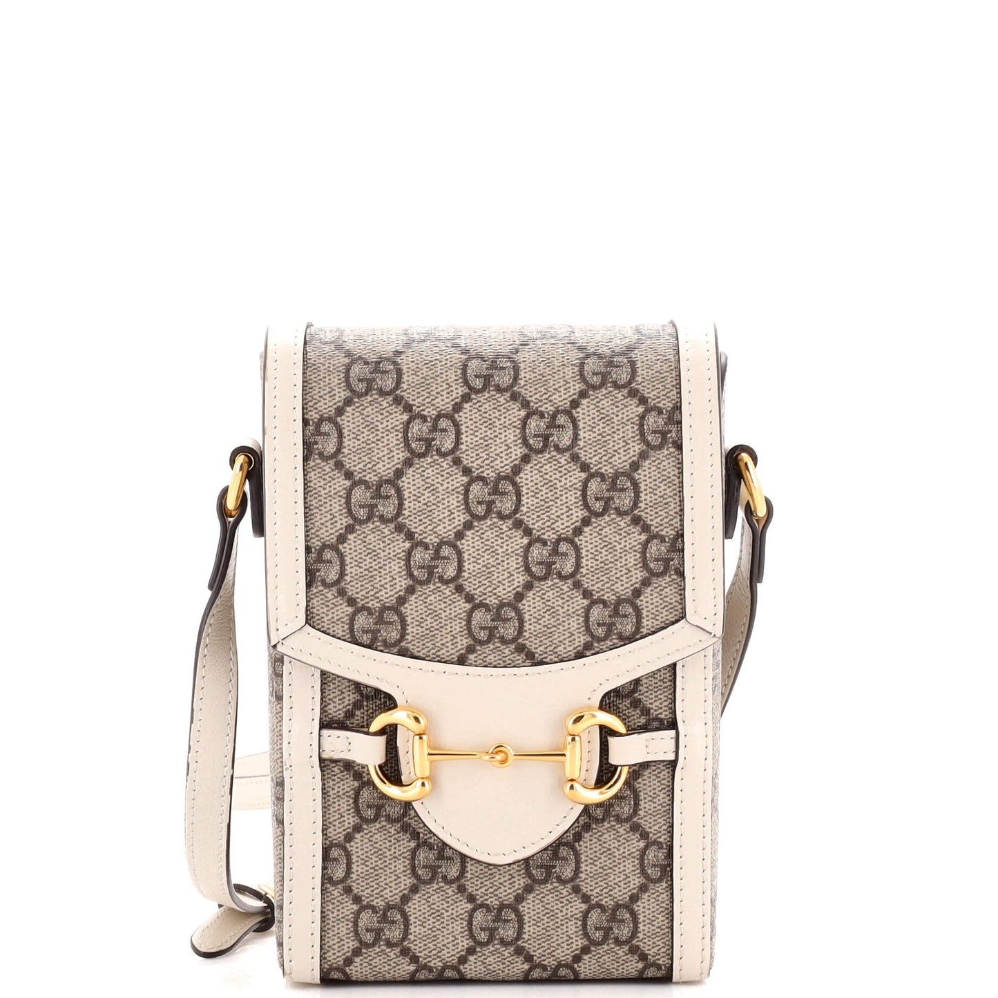 Luxury Gucci Trending 2025 Horsebit 1955 Crossbody Bag GG Coated Canvas Mini