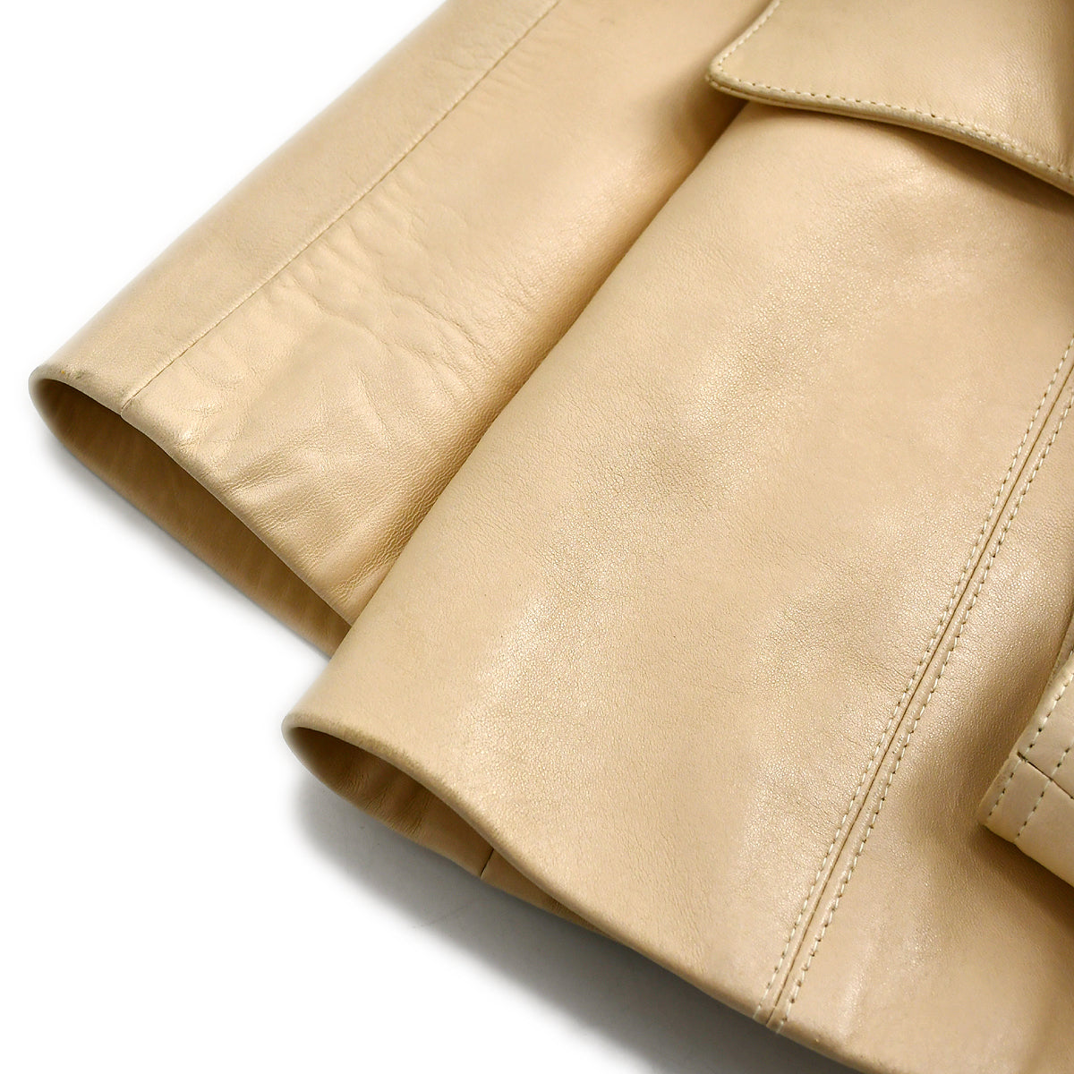 Luxury Chanel 97P #40 Vest Jacket Beige