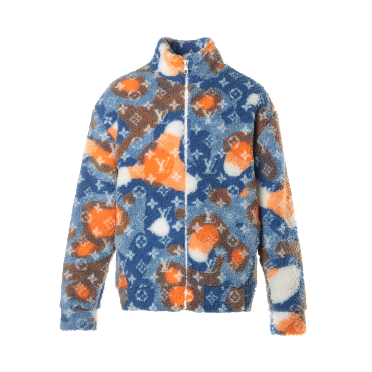 Louis Vuitton 23SS Wool x Polyester Jacket L  Multicolor RM231Q Monogram Jacquard Camouflage Bronzard