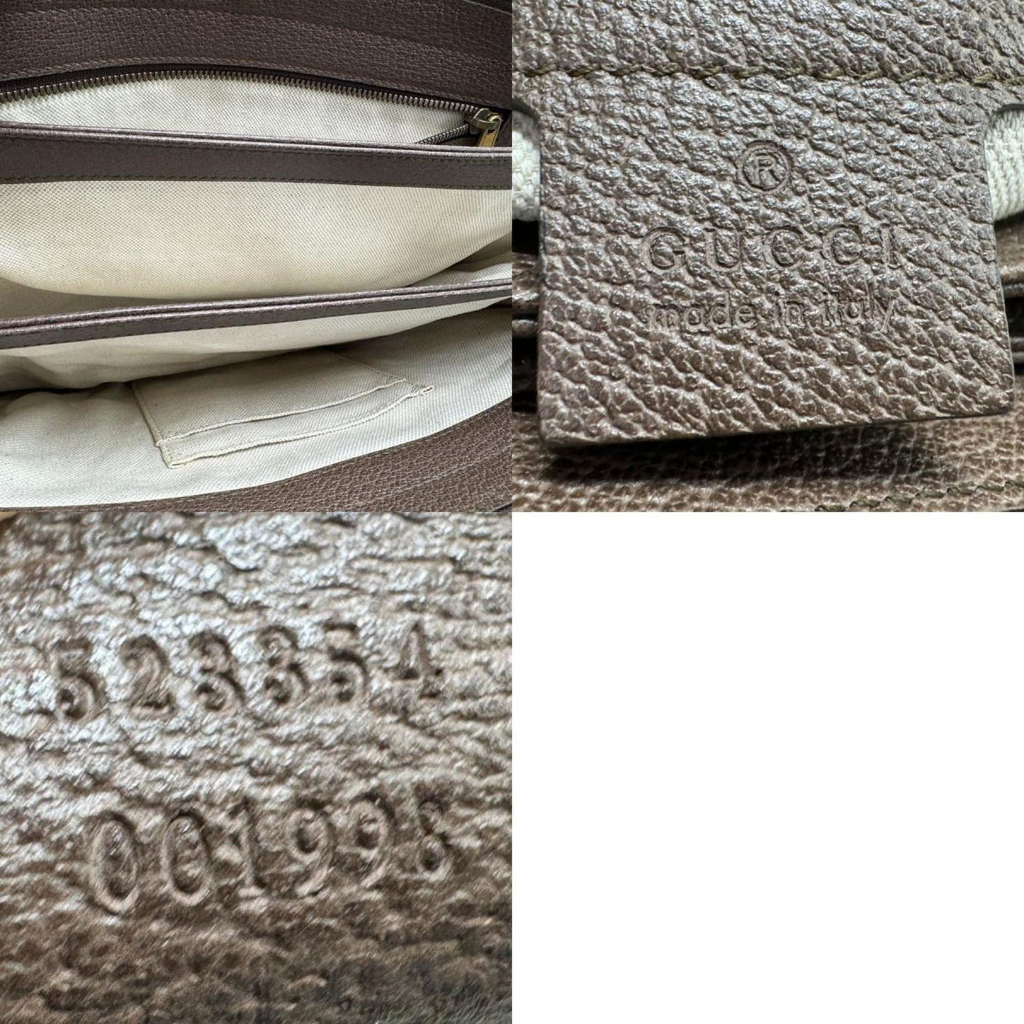 Gucci  Gg Supreme Canvas Shoulder Bag