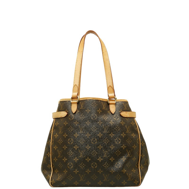 Louis Vuitton Monogram Batignol Vertical Tote Bag M51153 Brown PVC Leather  Louis Vuitton